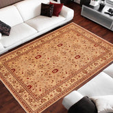 handmade Traditional Kafkaz Tan Beige Hand Knotted RECTANGLE 100% WOOL area rug 10 x 14